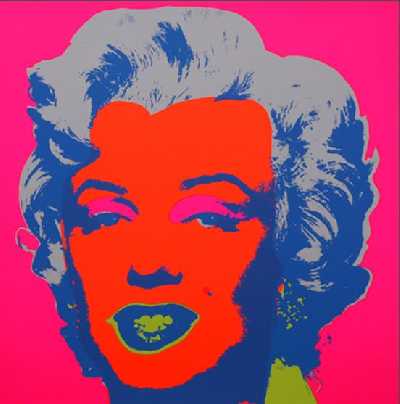 Marilyn No 22, Sunday B Morning (after A. Warhol)