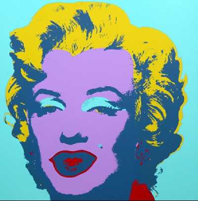 Marilyn No 23, Sunday B Morning (after A. Warhol)