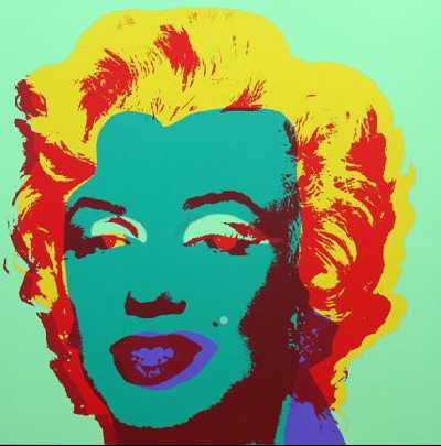 Marilyn No 25, Sunday B Morning (after A. Warhol)