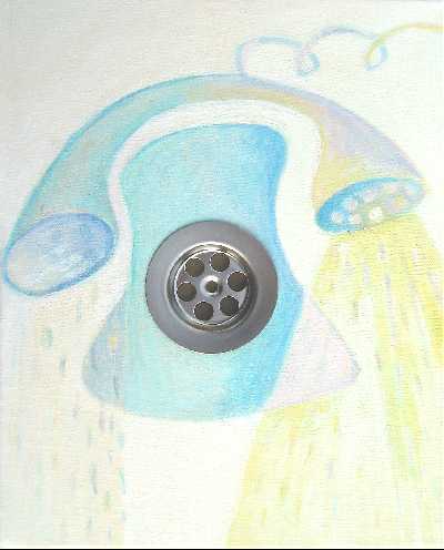 Telefondusche (mit Abfluß)