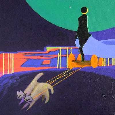 Freya mit ihrem Wagen